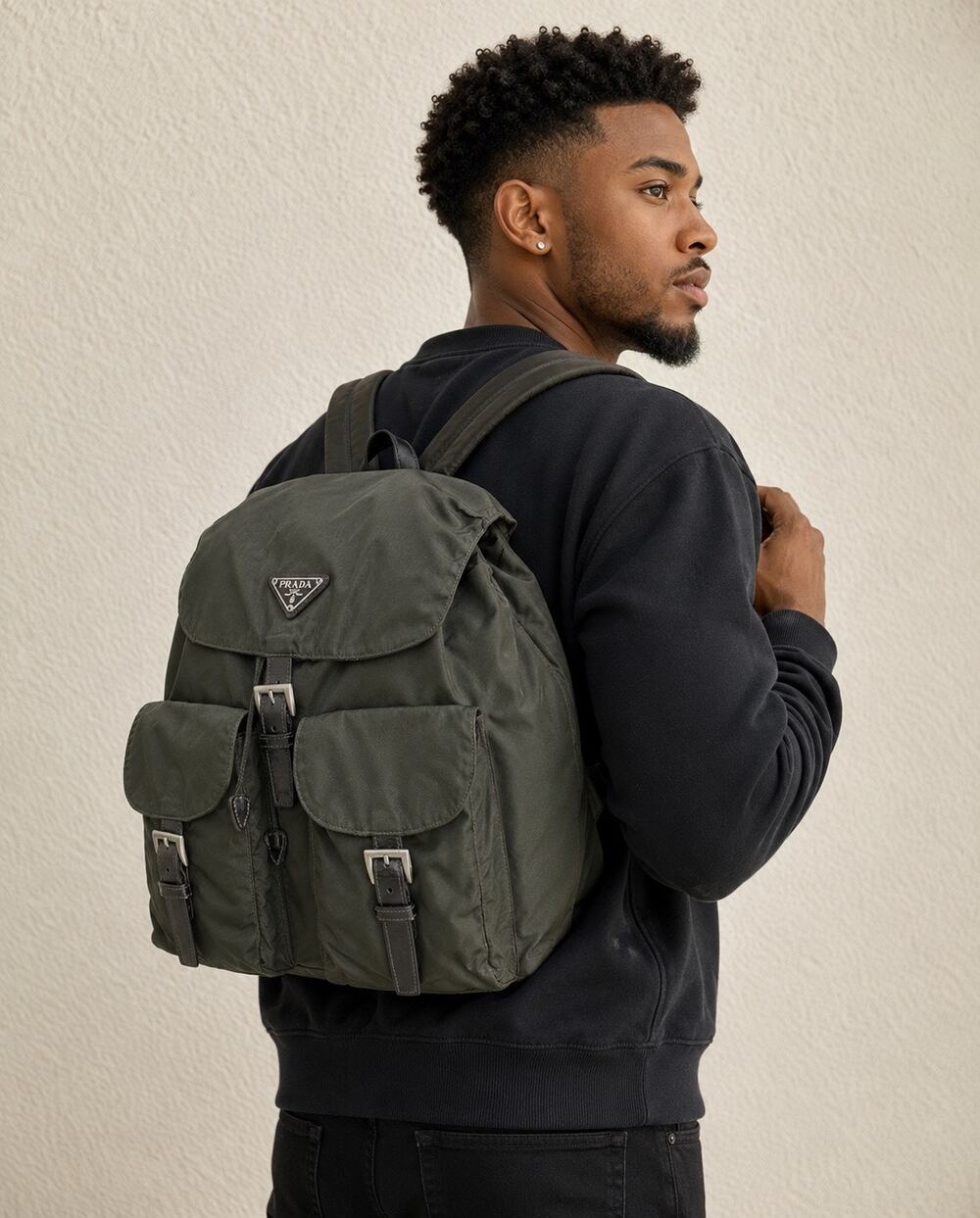 Prada Tessuto Vela Backpack